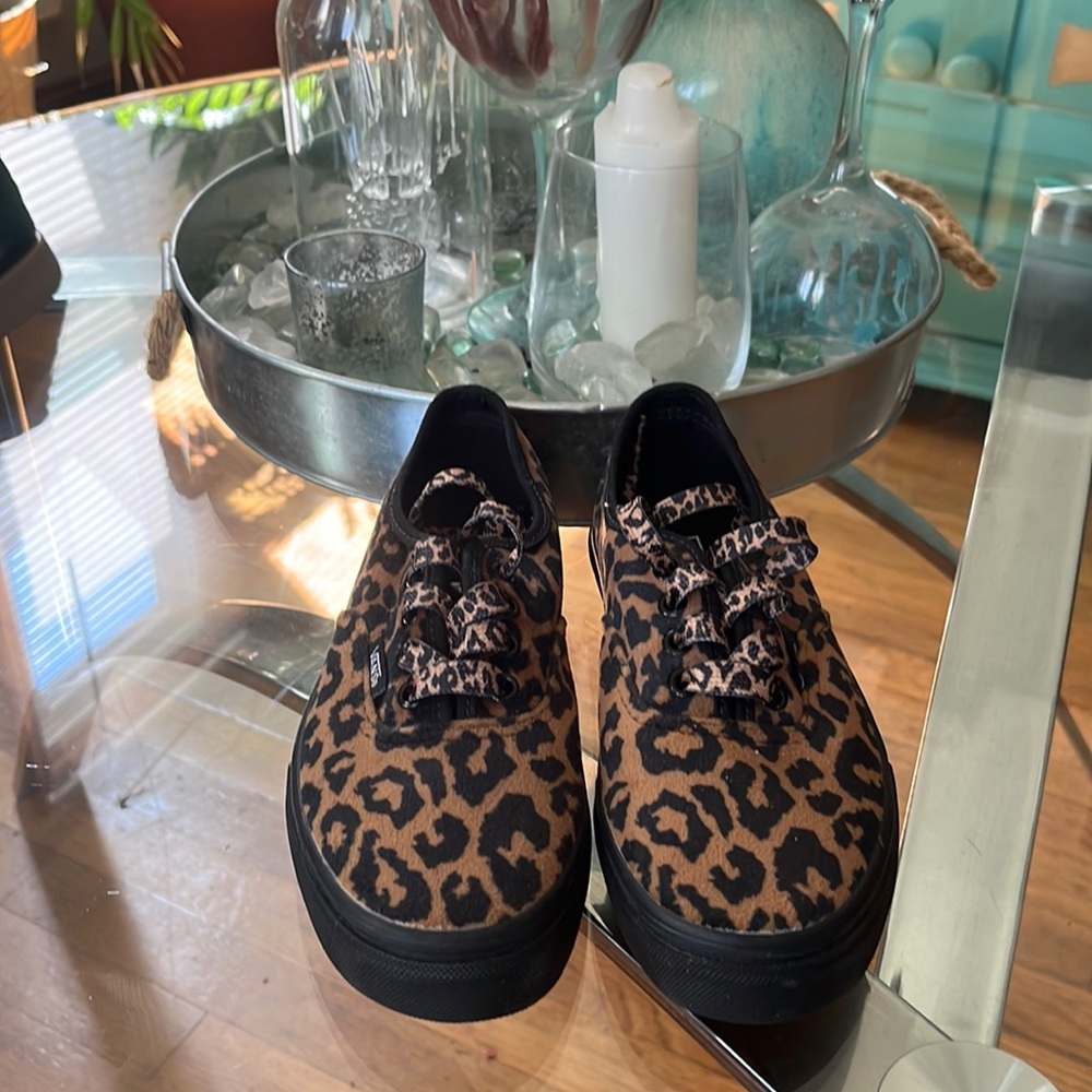 Cheetah print Vans